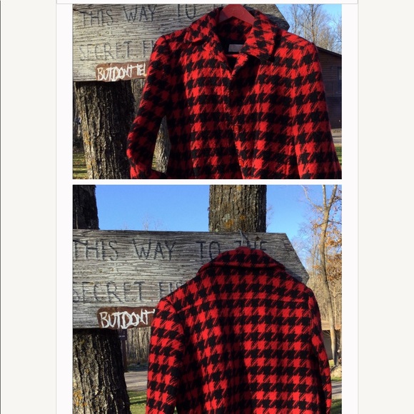 Vintage CANADA Wool Blue PLAID Lumber King LADIES ZIP Up JACKET RARE EPLVC - Picture 11 of 16